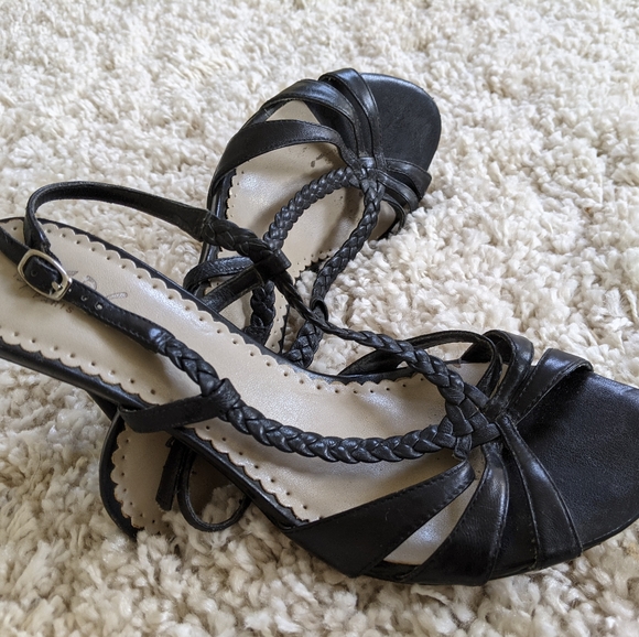 BCBG Paris Braided Strappy Heels - Picture 2 of 4